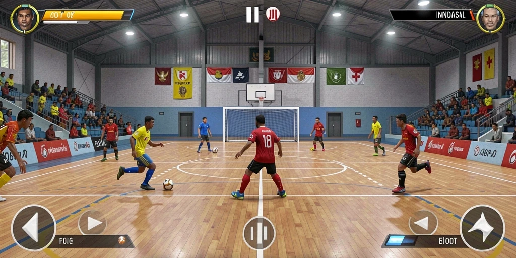 Screenshot menampilkan karakter utama dalam aksi.