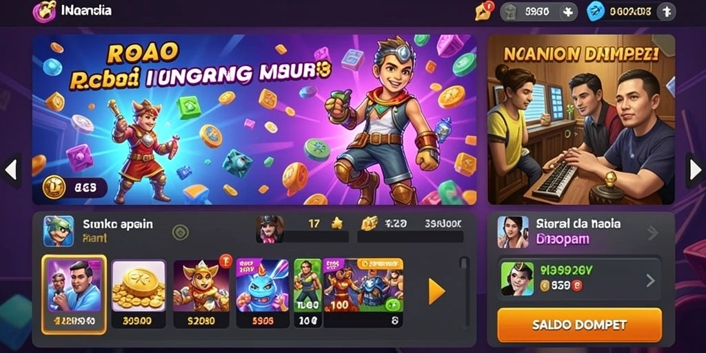 Tampilan awal permainan CK789 yang menarik dan penuh warna.