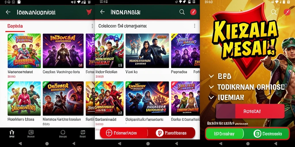 Screenshot menampilkan tema slot yang memukau.
