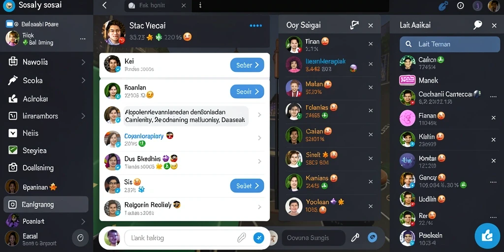 Tampilan utama aplikasi dengan desain yang menarik.