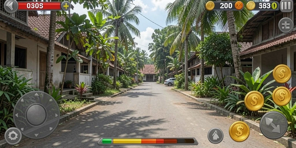 Tampilan awal permainan yang menawan dan memikat.