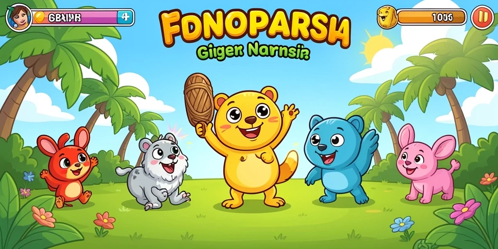 Tampilan grafis yang menarik dan colorful.
