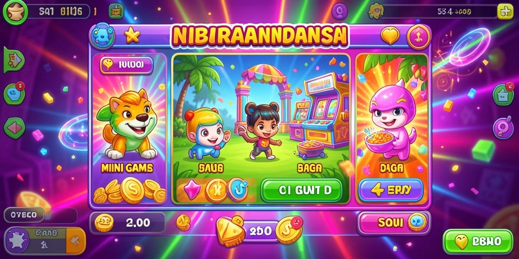 Screenshot menunjukkan level menantang dengan grafis luar biasa.