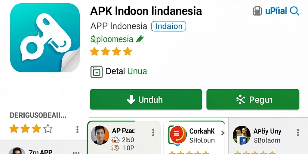 Tampilan antarmuka aplikasi yang menarik dan modern.