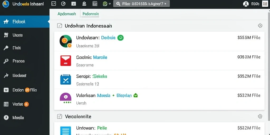 Tampilan antarmuka yang intuitif dan mudah dipahami.