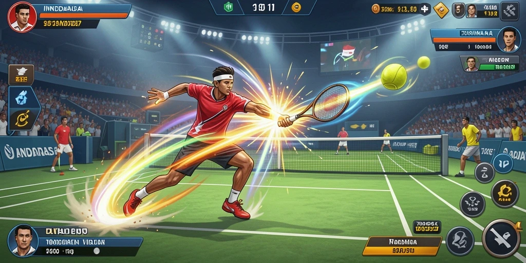 Tampilan awal yang mengesankan dengan karakter yang menarik.