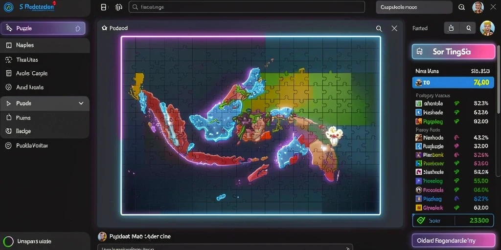 Tampilan antarmuka yang menarik dan sederhana.