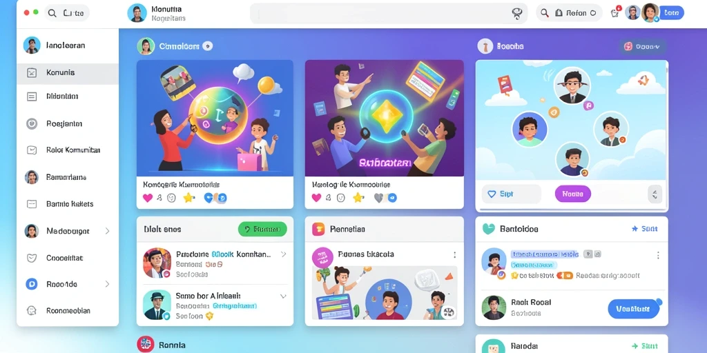 Tampilan antarmuka yang modern dan menarik.