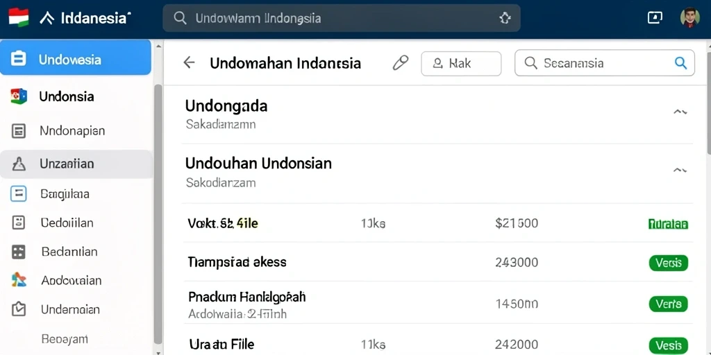 Tampilan antarmuka yang user-friendly dan intuitif.