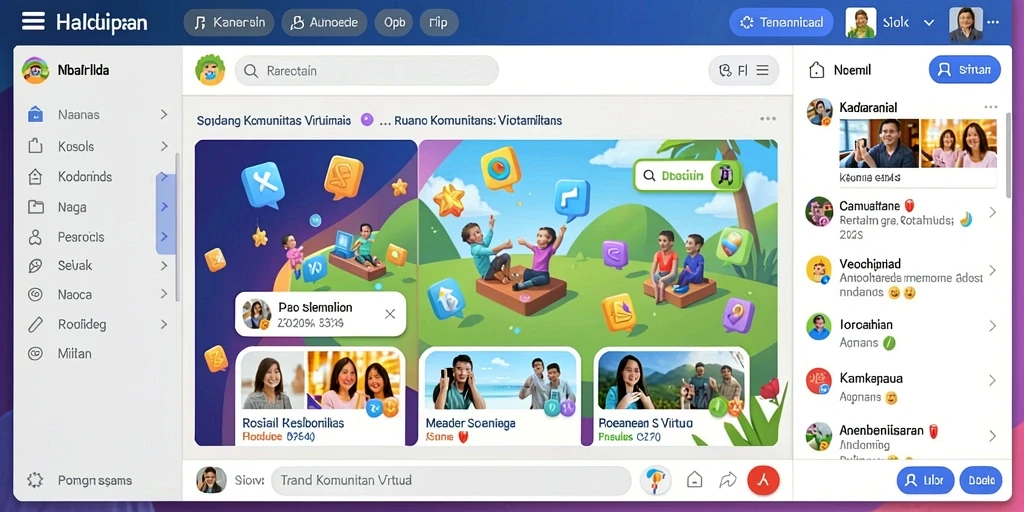 Tampilan menu utama yang menarik dan user-friendly.