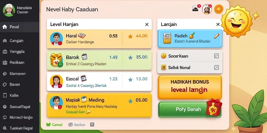 Screenshot menunjukkan karakter utama dalam aksi.