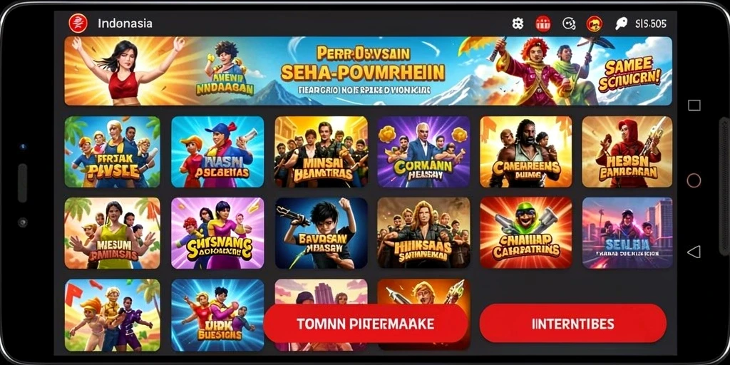 Tampak aksi seru dalam pencarian harta karun.