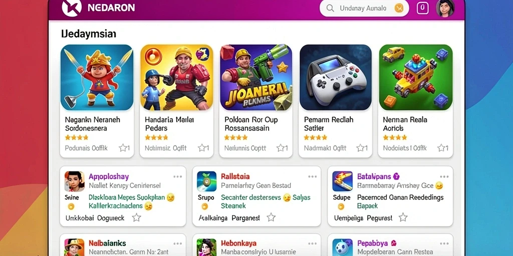 Tampilan antarmuka yang modern dan user-friendly.