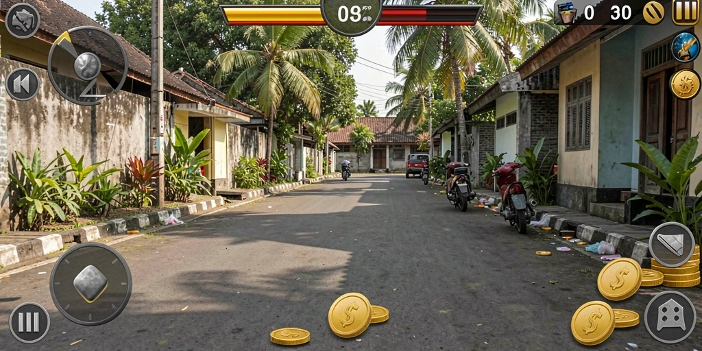 Tampilan awal permainan yang menarik.